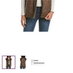 Frye Dark Brown Women's Vest